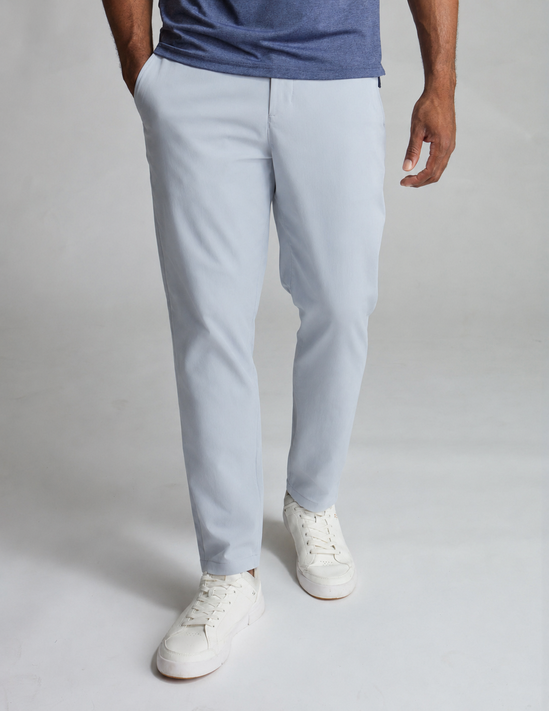 Loophole Pants - Light Gray - Slim Fit (The Ernie Musks)