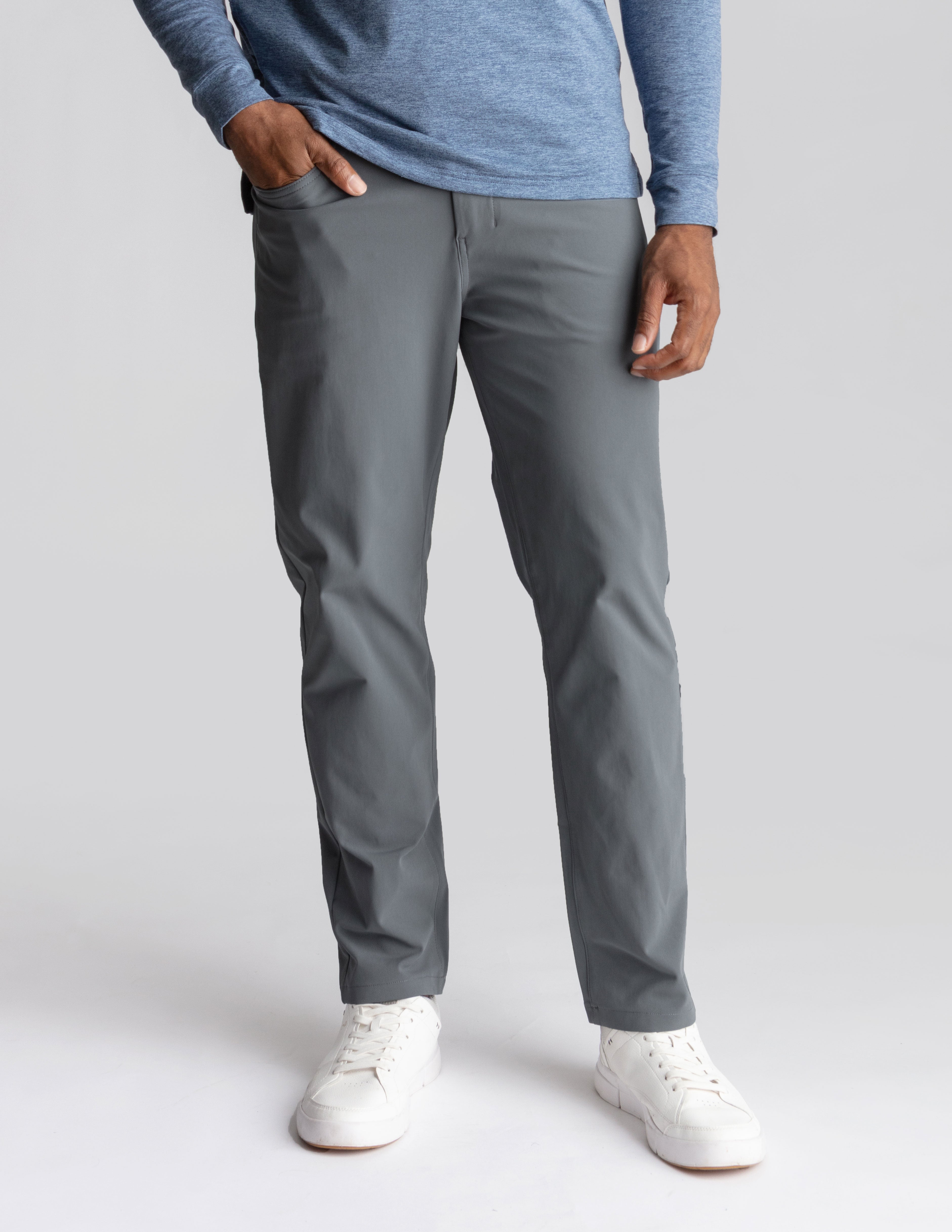 5-Pocket Tech Pants - Dark Gray - Classic Fit (The Thunder Runs)