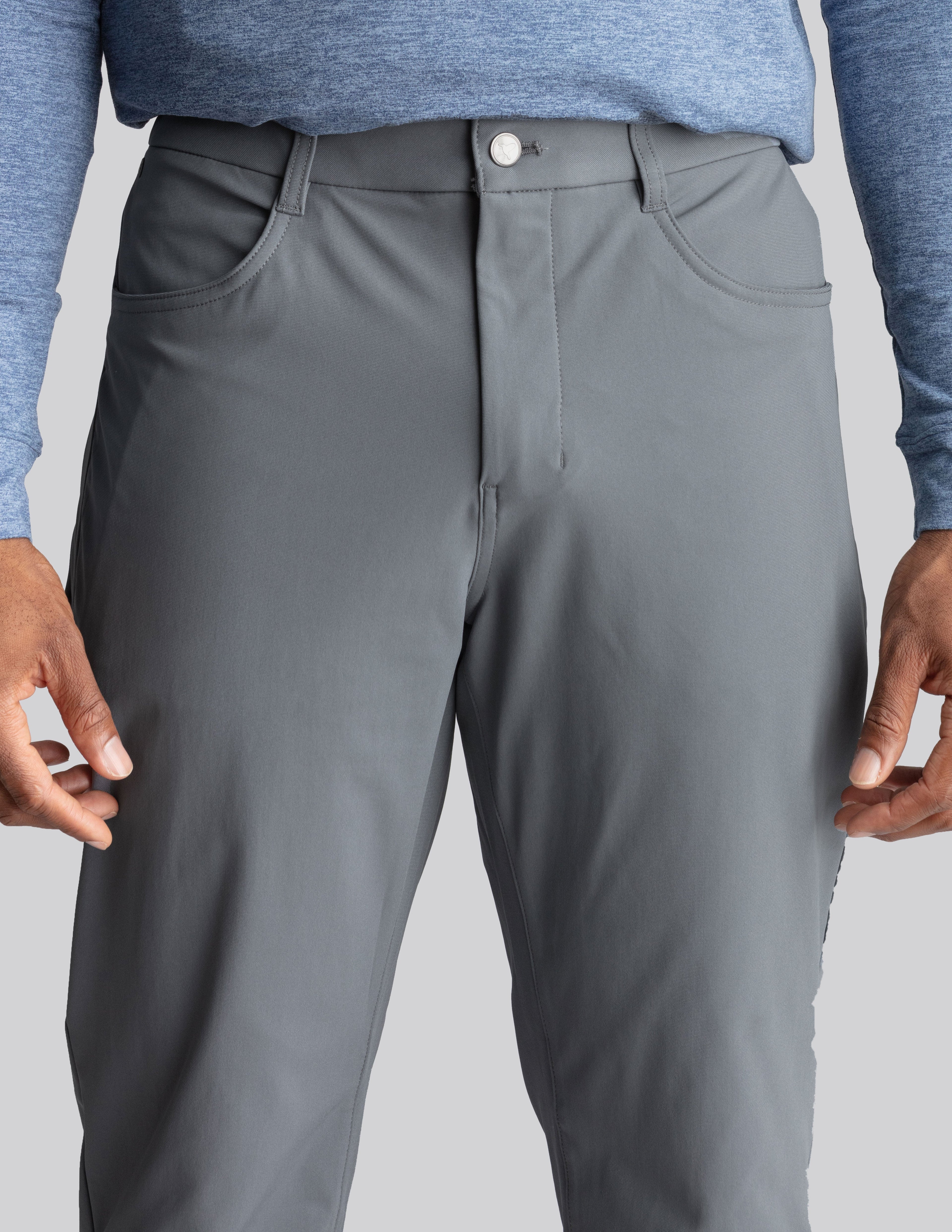 5-Pocket Tech Pants - Dark Gray - Classic Fit (The Thunder Runs)