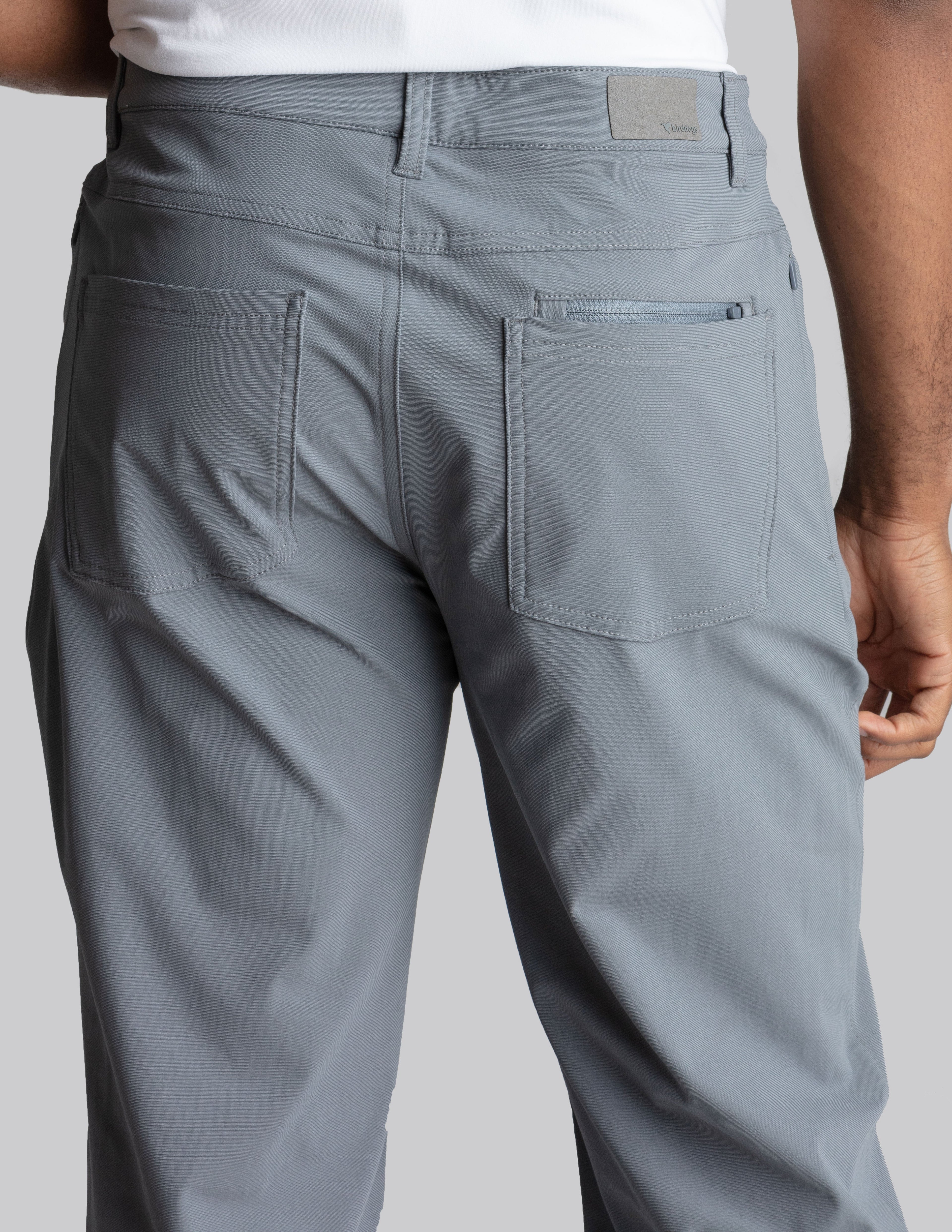 5-Pocket Tech Pants- Dark Gray - Relaxed Fit (The Thunder Runs)