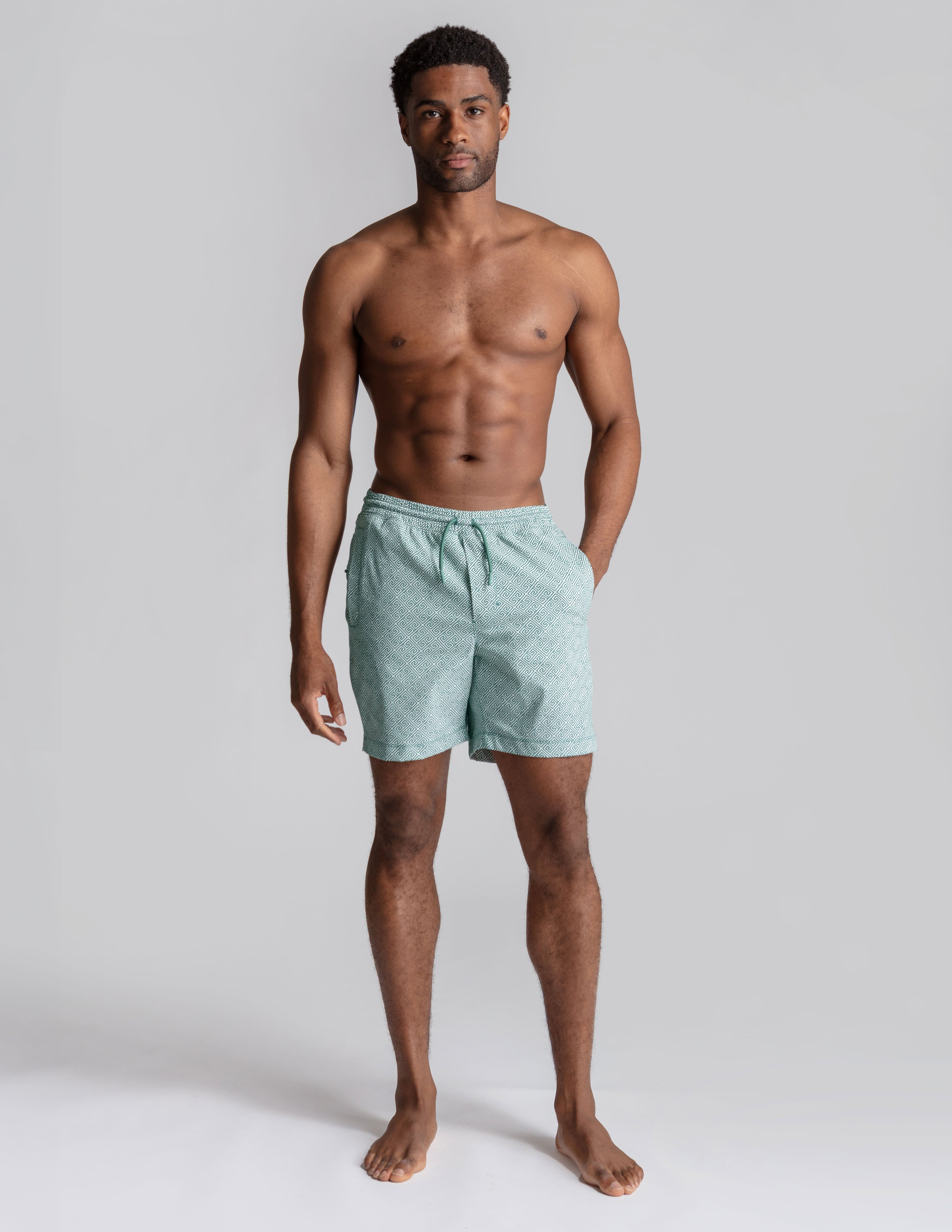 Swim Shorts - Delphi Green (The Ibiza Ease)