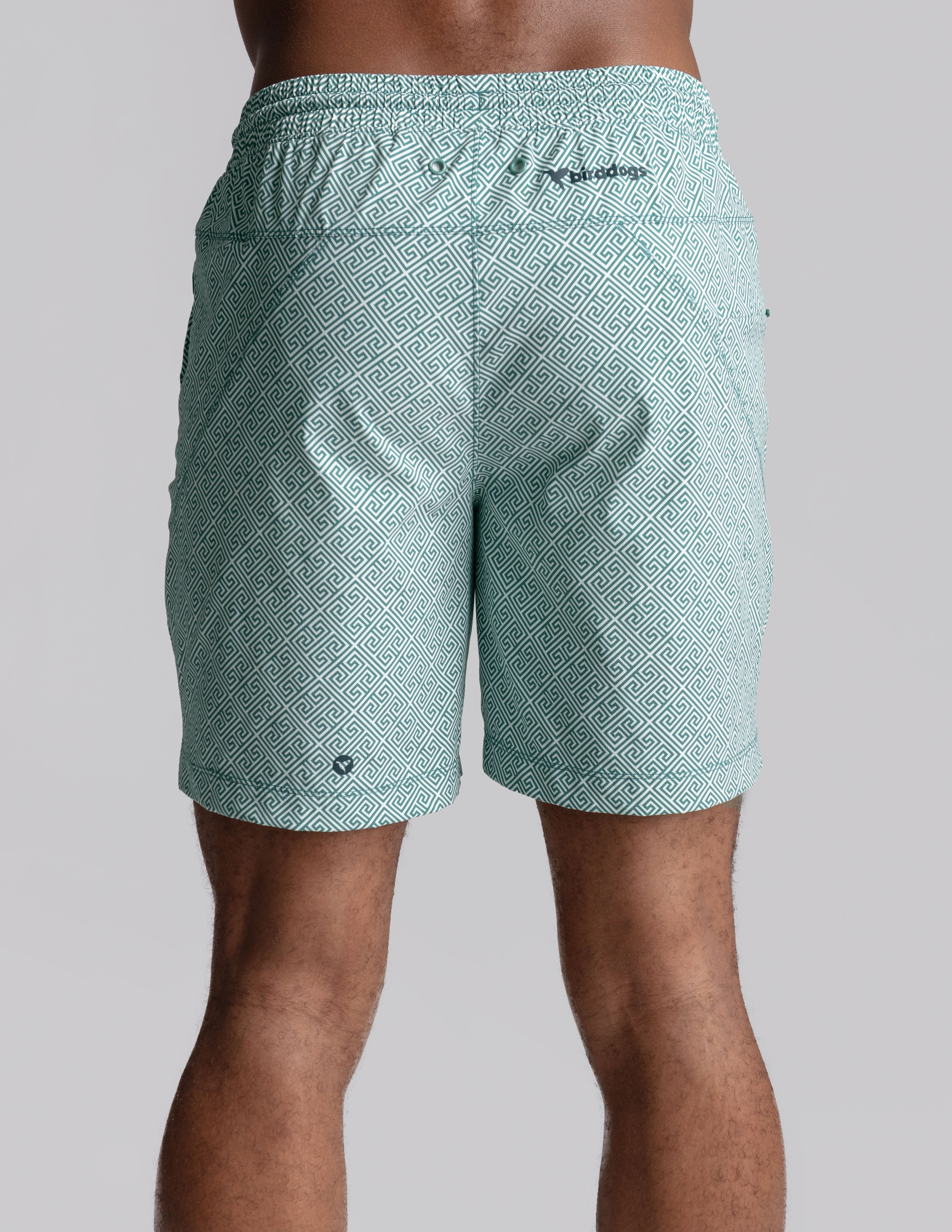 Swim Shorts - Delphi Green (The Ibiza Ease)
