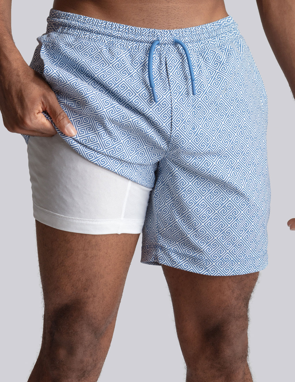 Swim Shorts - Delphi Blue (The Aegean Ease)