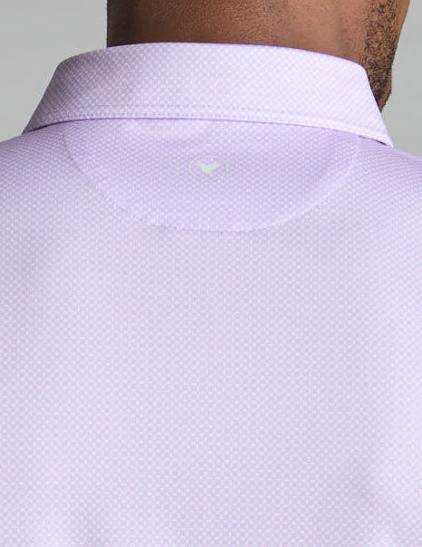 NoFlop Golf Polo - Purple Bowtie (Mulligan's Island)