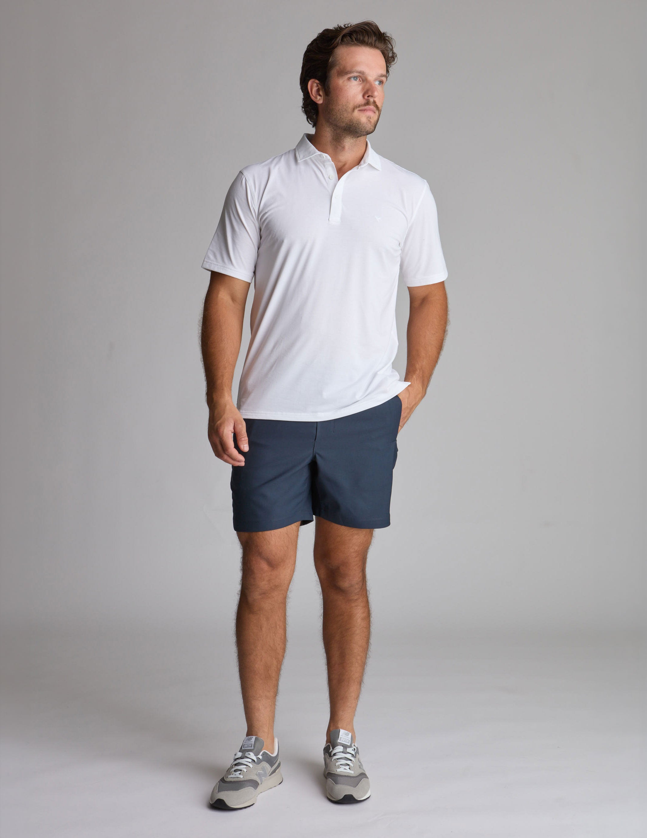 3 in 1 Khaki Shorts - Navy &amp; Hanami Heat (The Roppongi Rockstars)