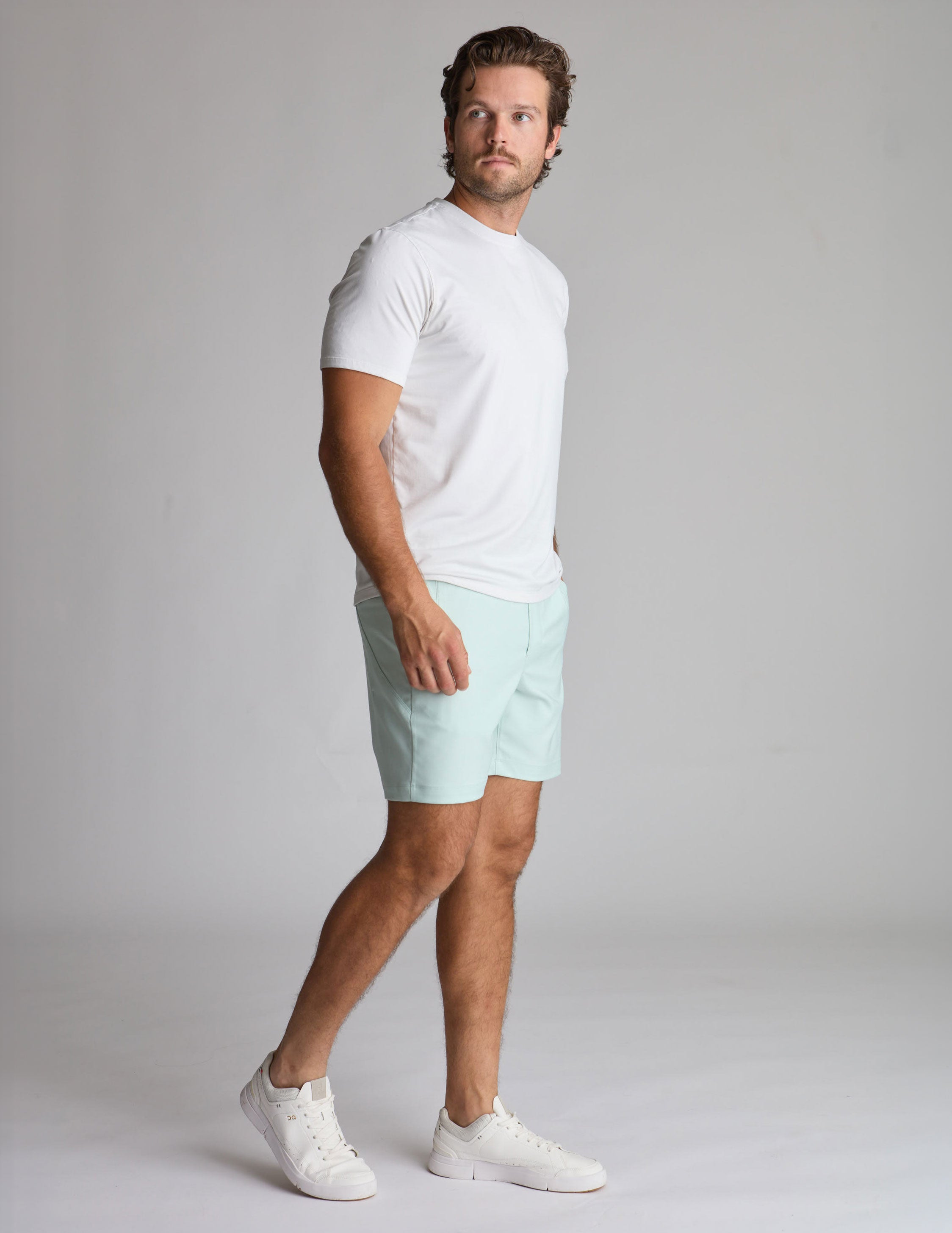 3 in 1 Khaki Shorts - Matcha &amp; Hanami Heat (The Capital Bloomers)