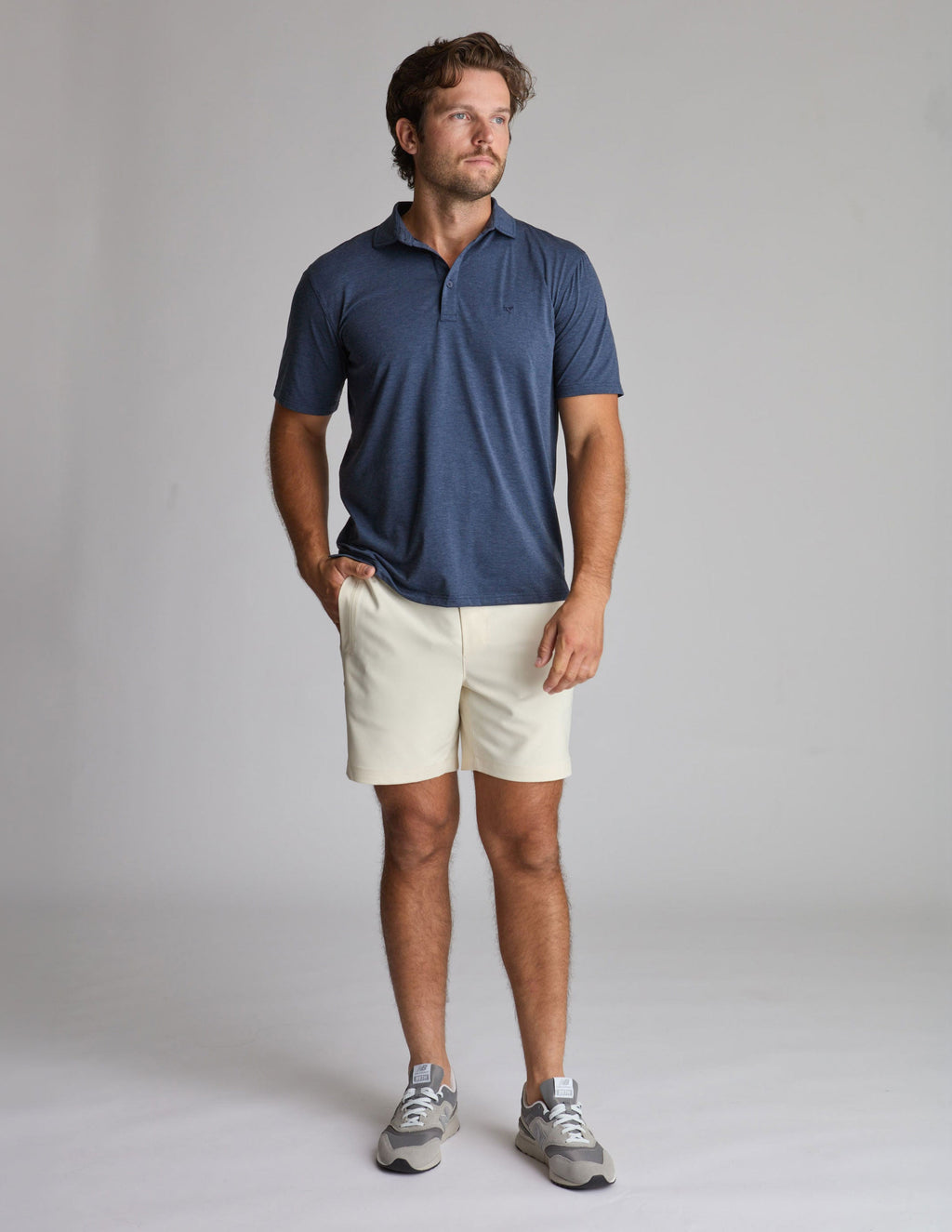 3 in 1 Khaki Shorts - Dublin Stone &amp; Royal Ferns (Tight Lotus)