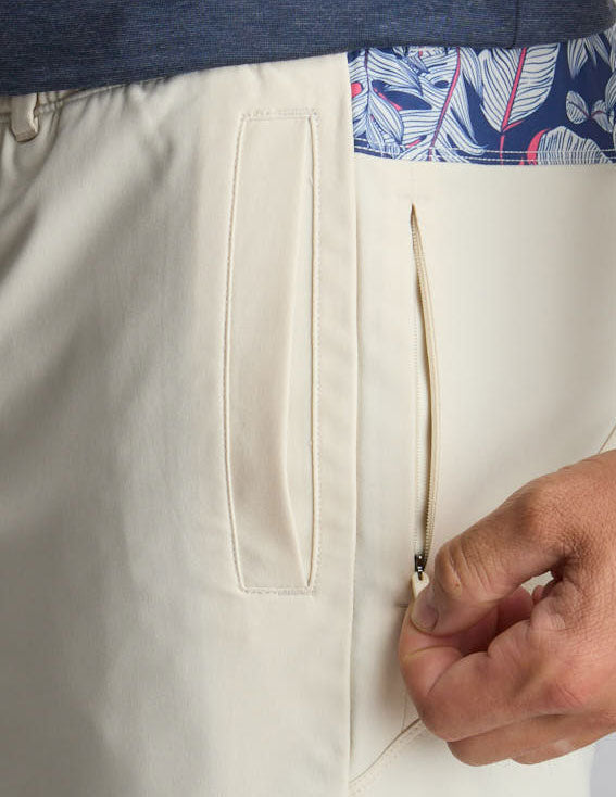 3 in 1 Khaki Shorts - Dublin Stone &amp; Royal Ferns (Tight Lotus)