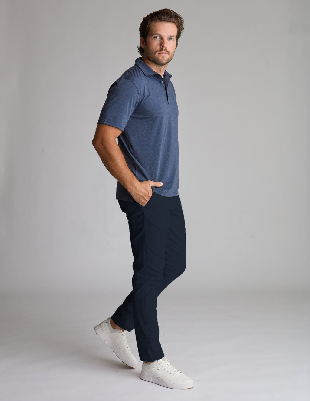 Loophole Pants - Signal Navy - Slim Fit (The Dial-In Directors)