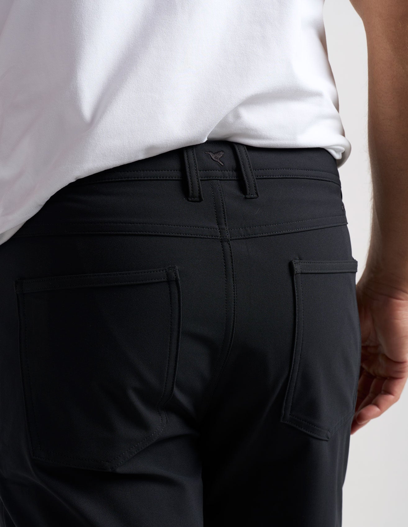 5-Pocket Tech Pants - Black - Classic Fit (Buzzed Gravity)