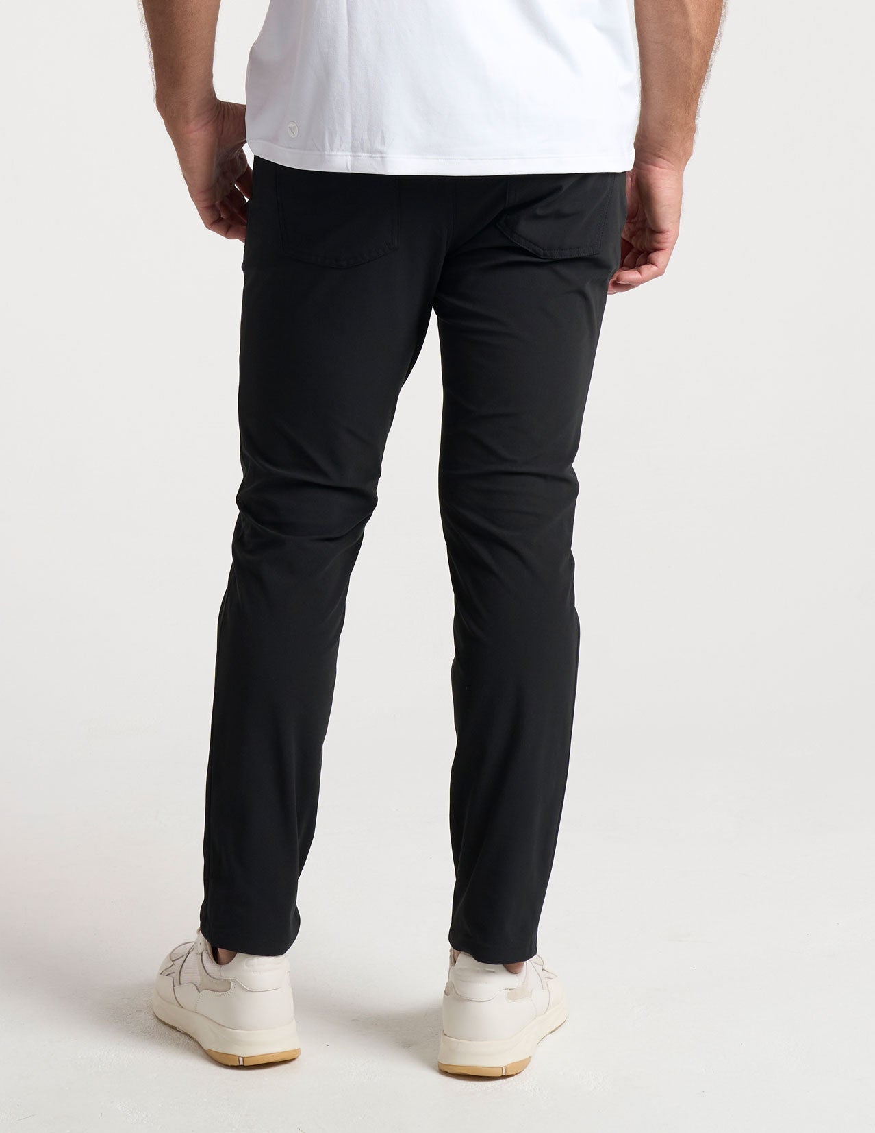 5-Pocket Tech Pants - Black - Slim Fit (Buzzed Gravity)