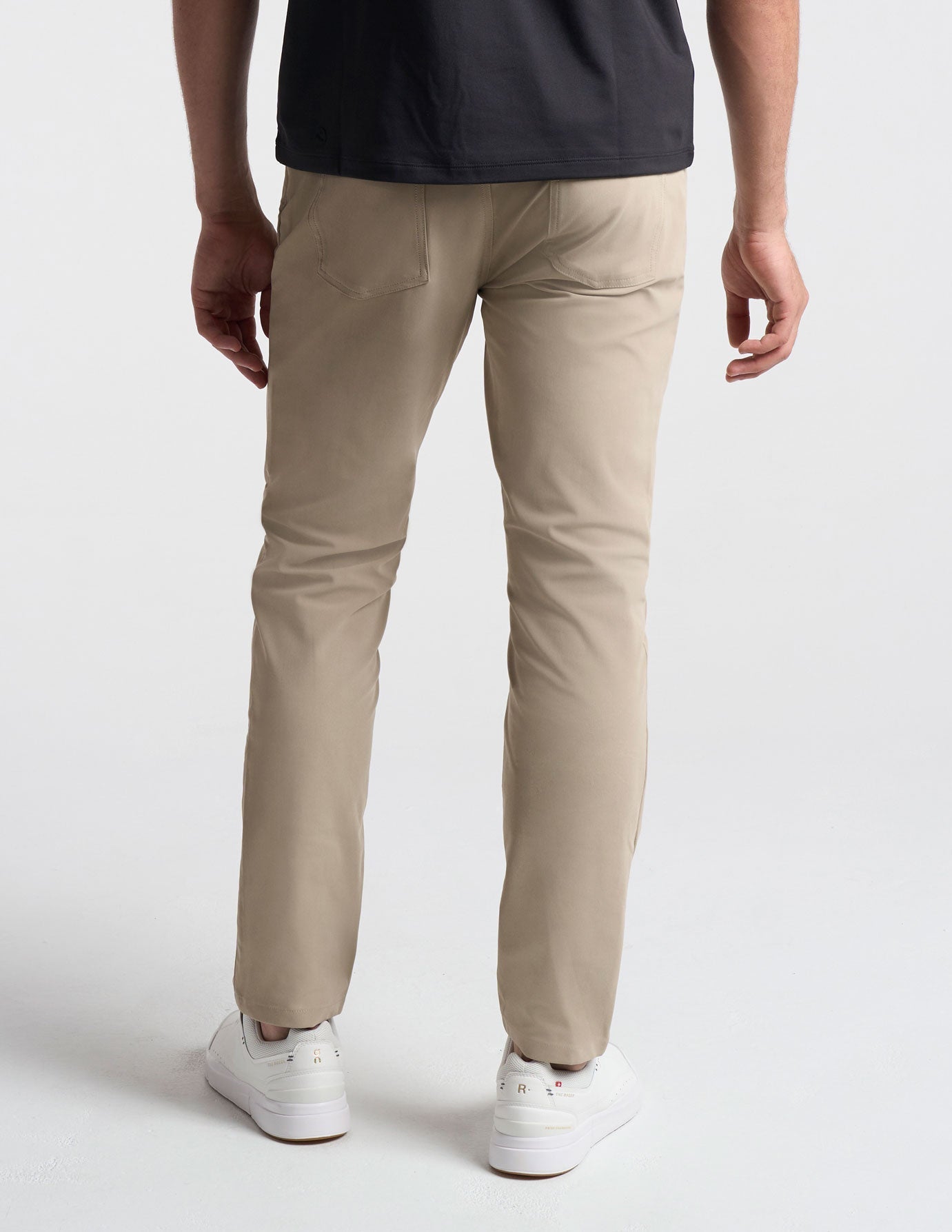 5-Pocket Tech Pants - Khaki - Slim Fit (The Theta Waves)