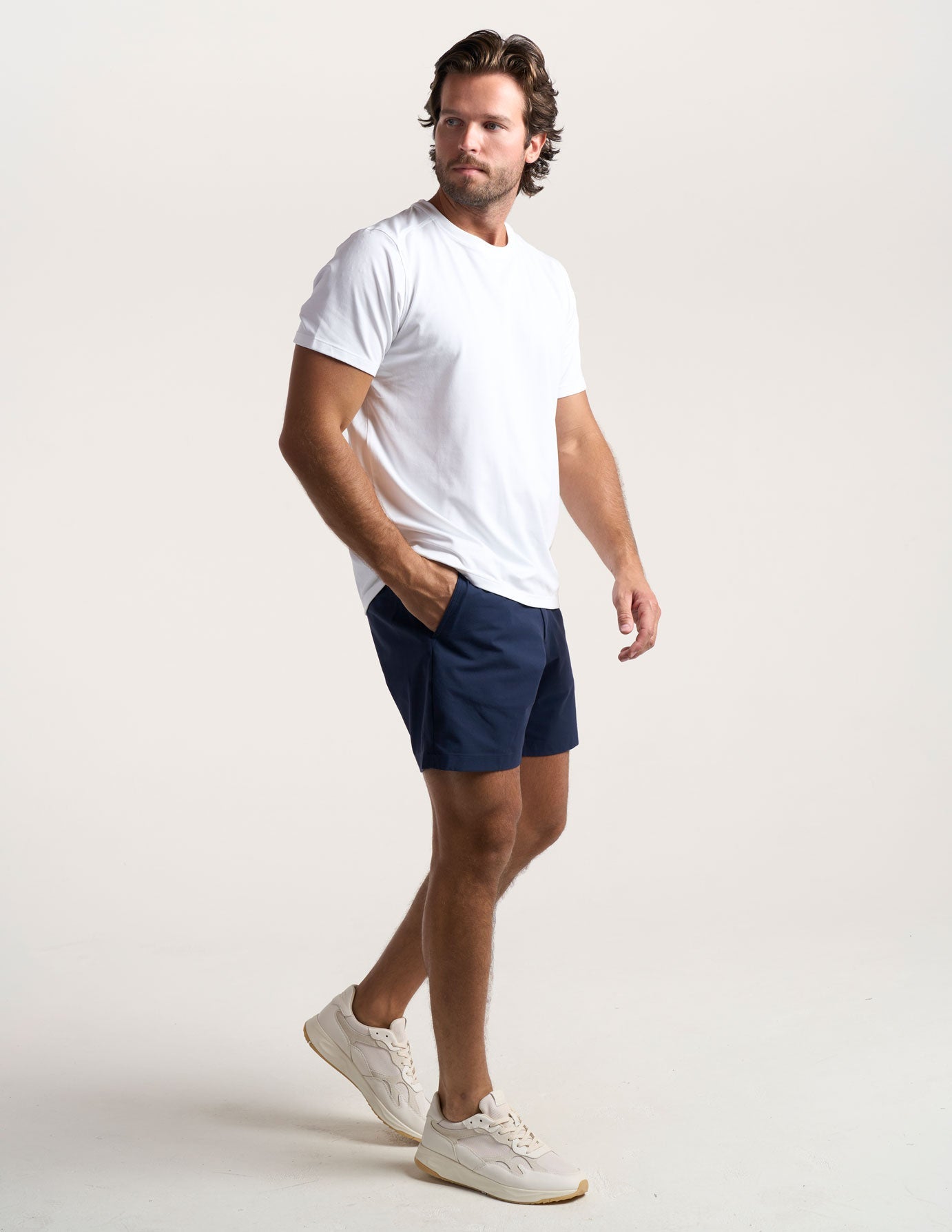 Easy Shorts - Navy (The 4:06 Cannonball)