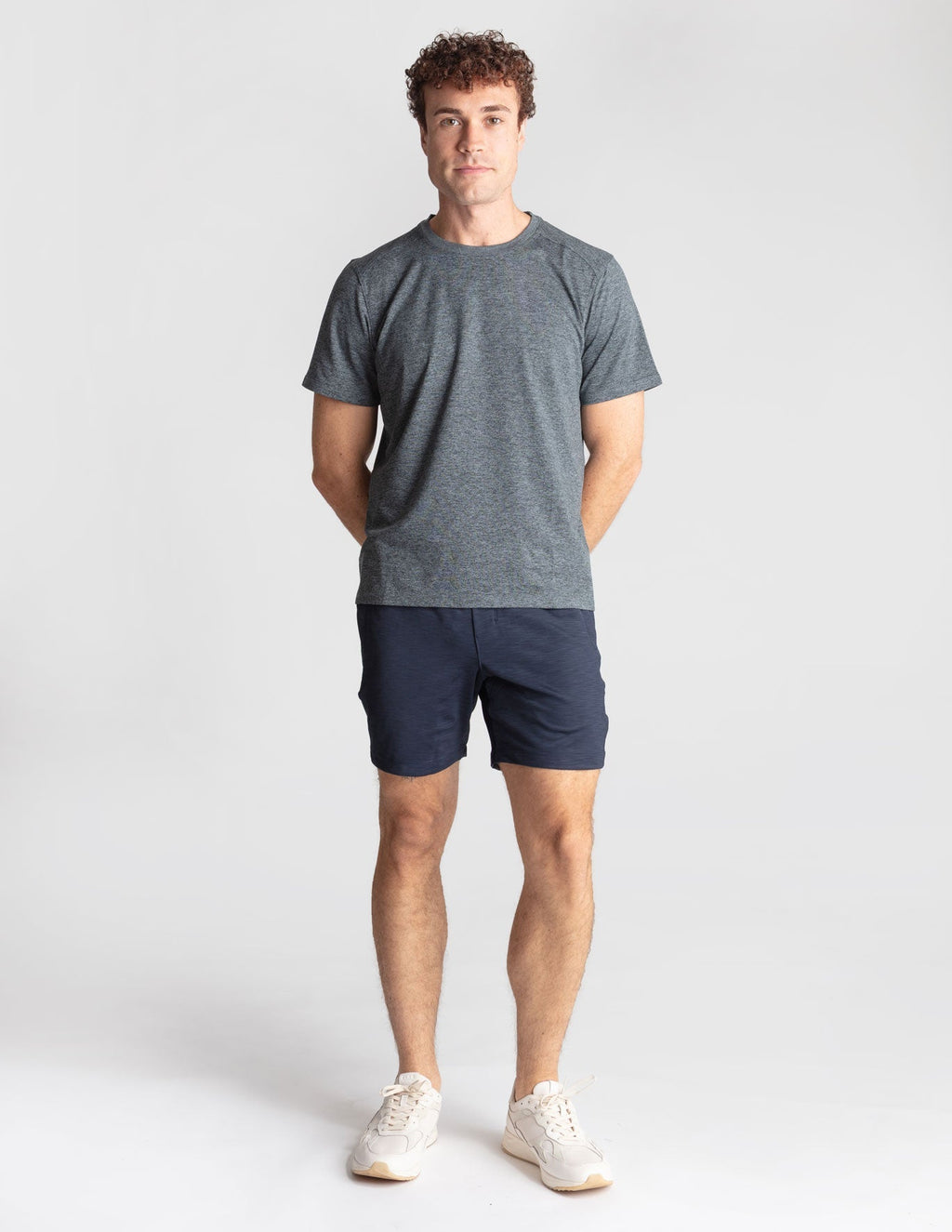 Gym Shorts 2.0 - Navy Heather (The Tae Kwon Don'ts)