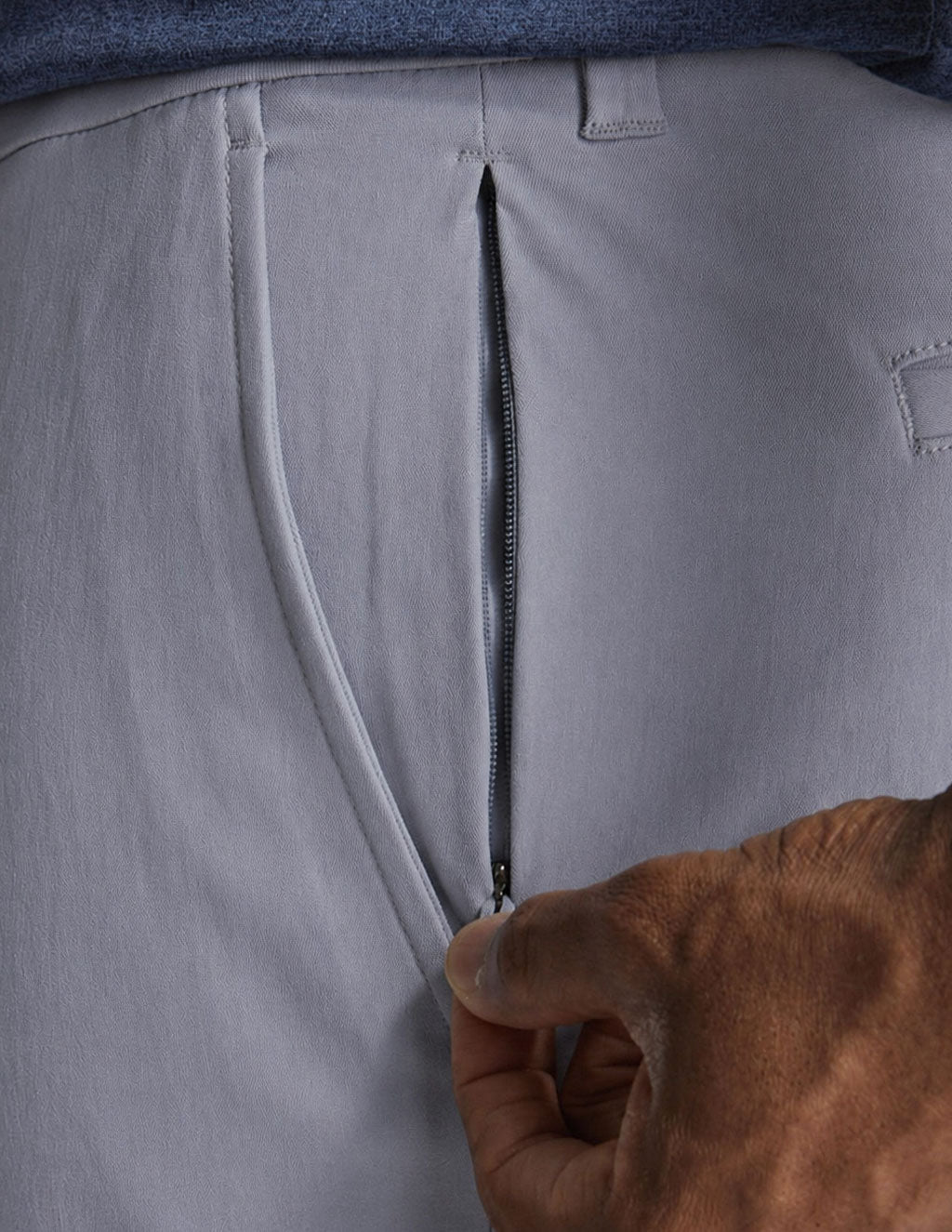 Loophole Pants - Grey Glide - Slim Fit (The Spread Collectors)