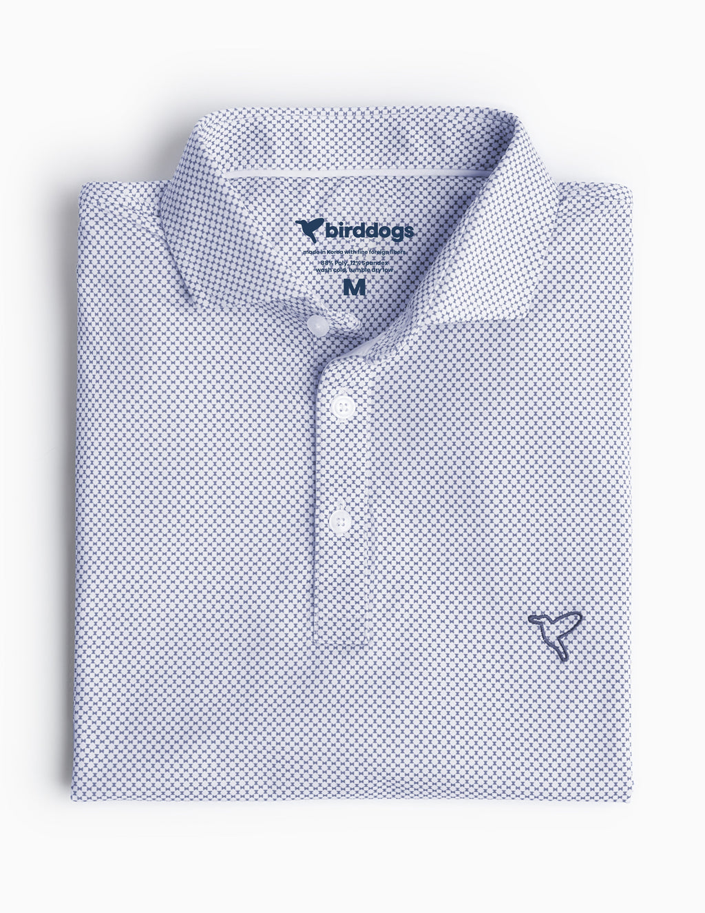 NoFlop Golf Polo - Blue Bowtie (The Texas Wedge Enthusiast)