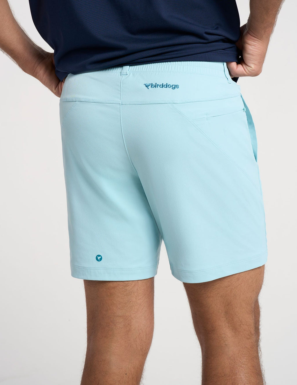 3 in 1 Khaki Shorts - Baby Blue (The Chapel Thrills)