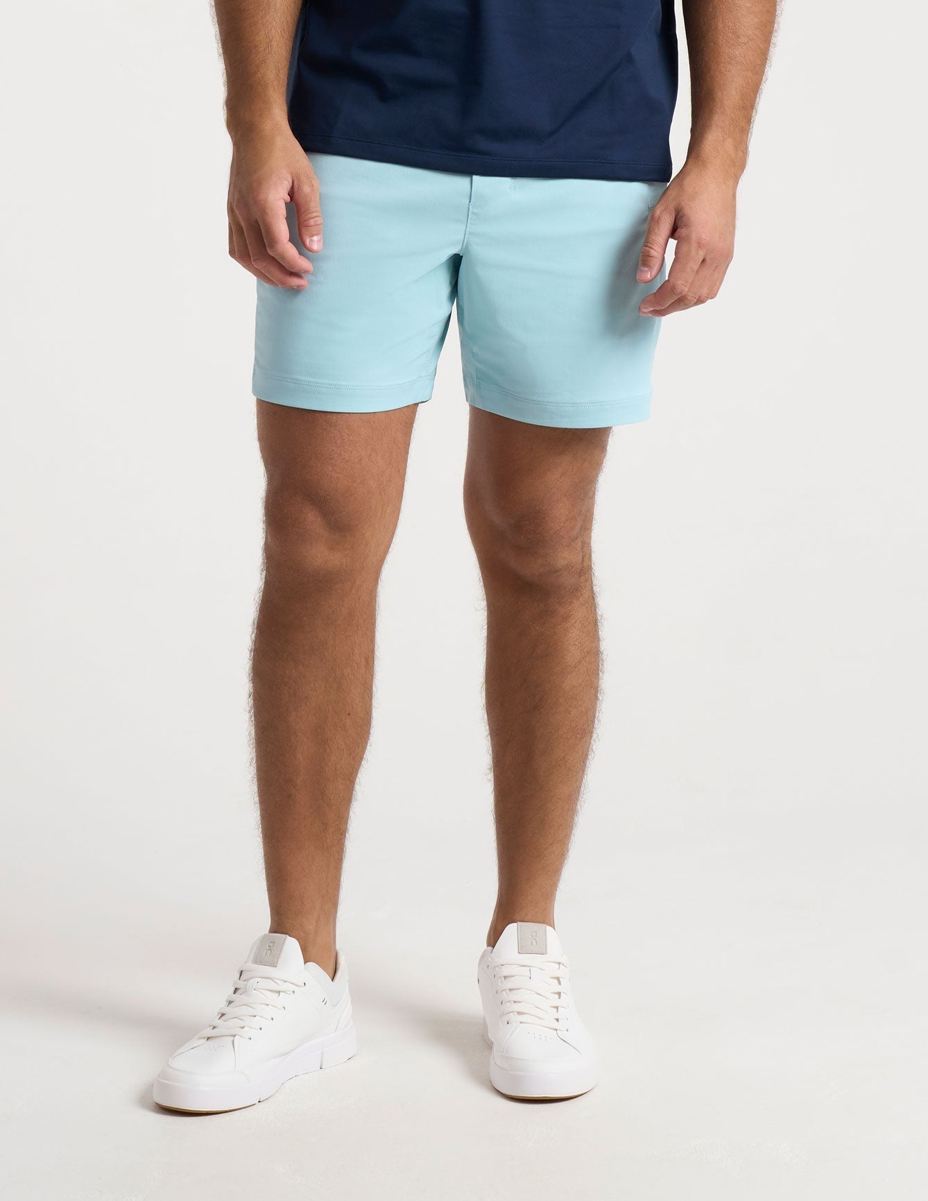 3 in 1 Khaki Shorts - Baby Blue (The Chapel Thrills)
