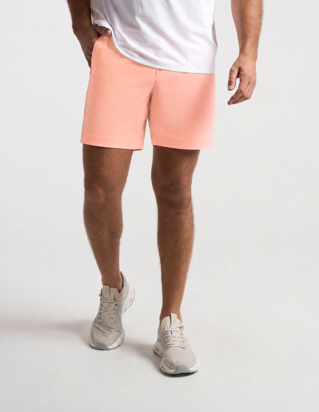 3 in 1 Khaki Shorts - Peach Nectar (James &amp; The Giant Pair)