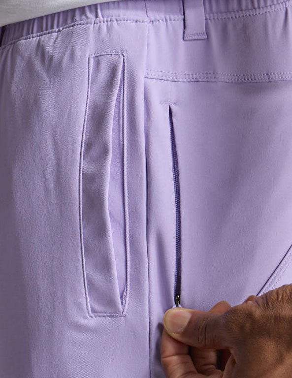 3 in 1 Khaki Shorts - Purple Rose (The Grape Gatsbys)