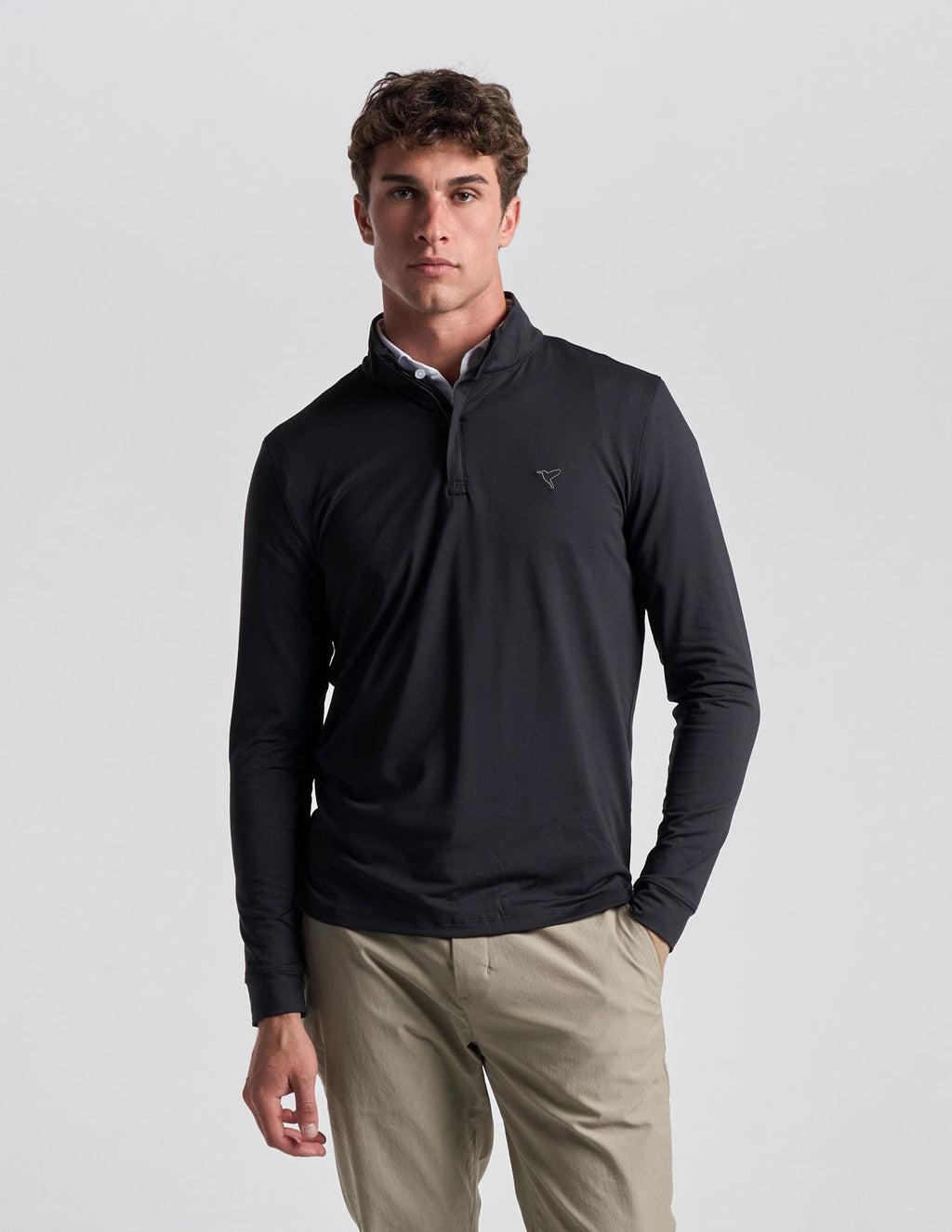 Quarter Zip - Black (The Nightwalk)