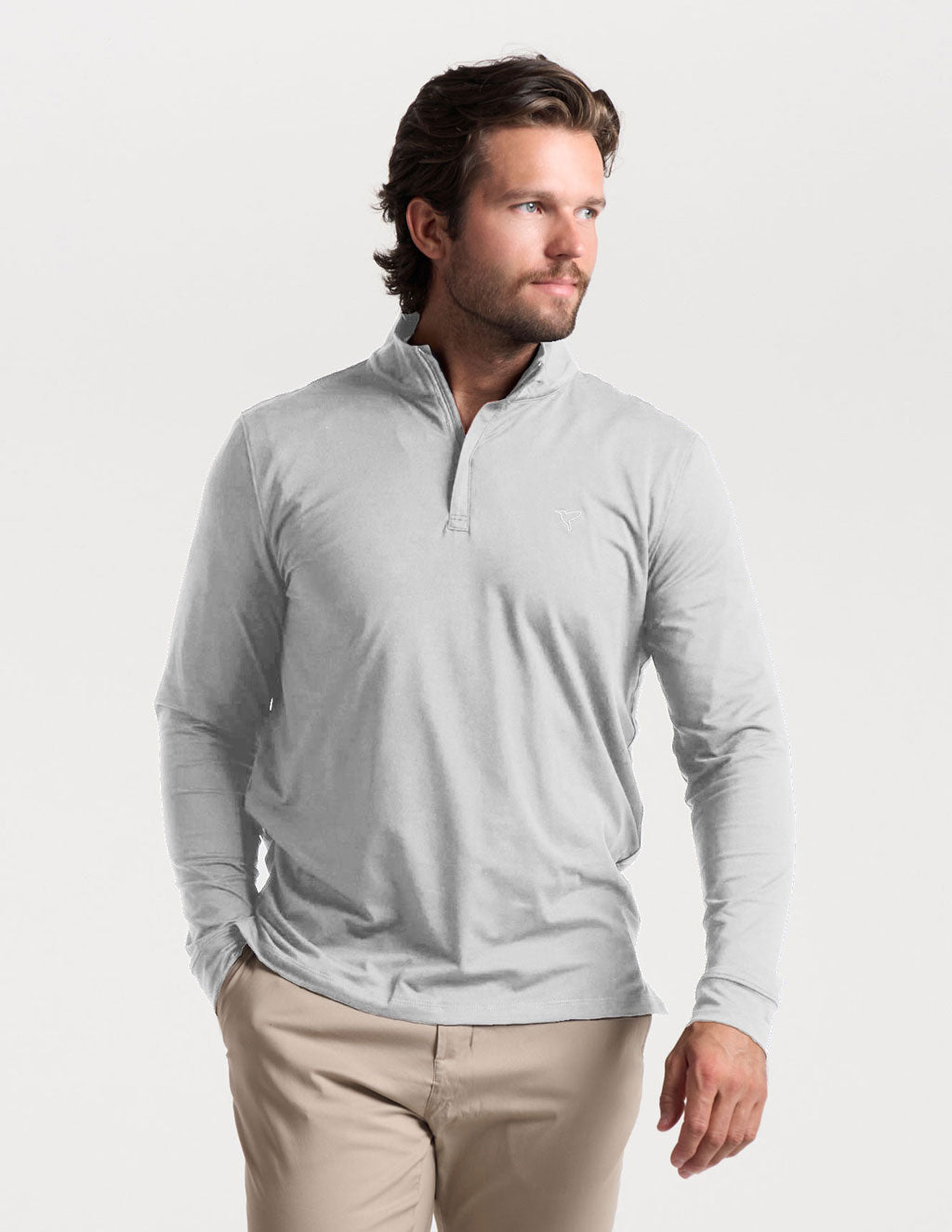 Quarter Zip - Gray (The Maverick)