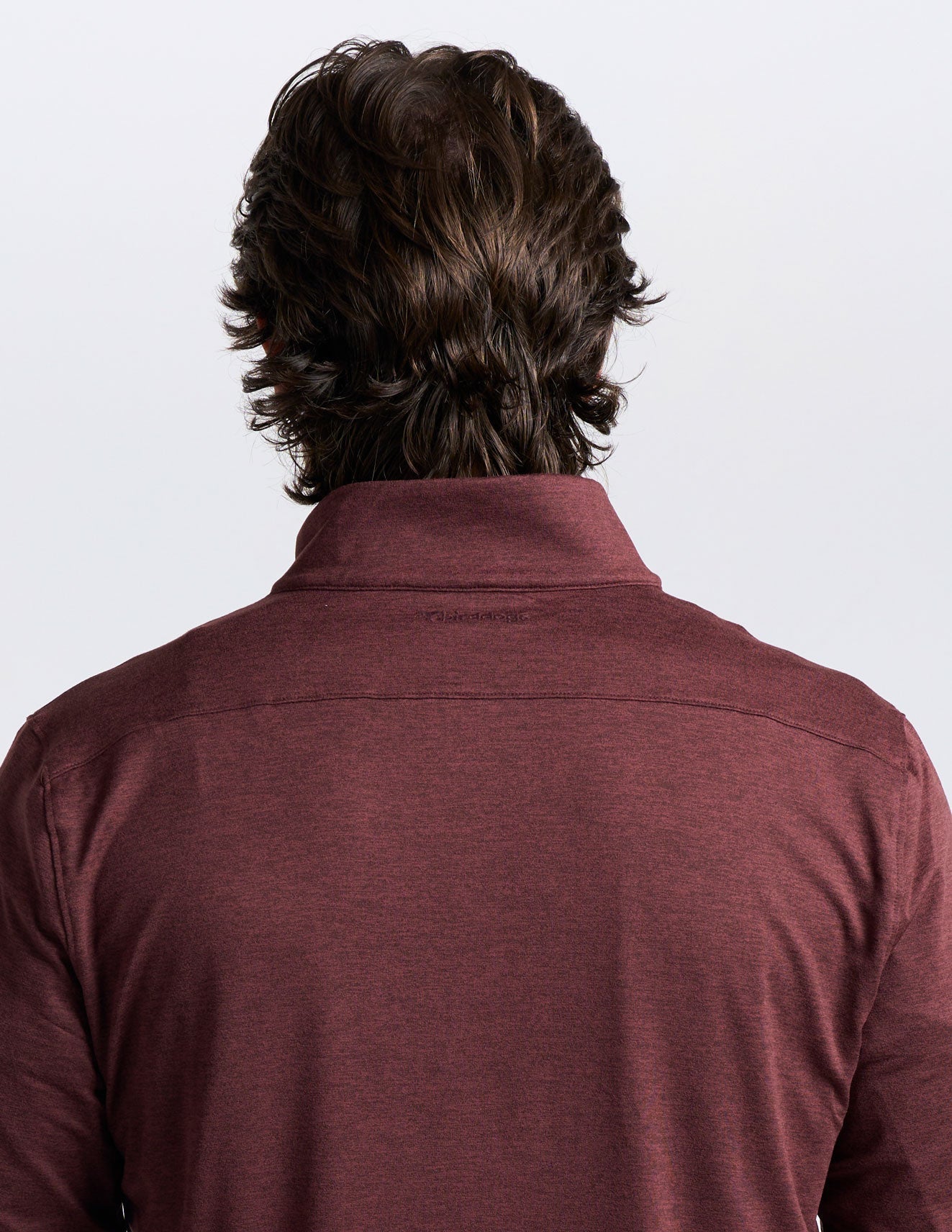 Quarter Zip - Maroon Heather (The Scarlet Layer)