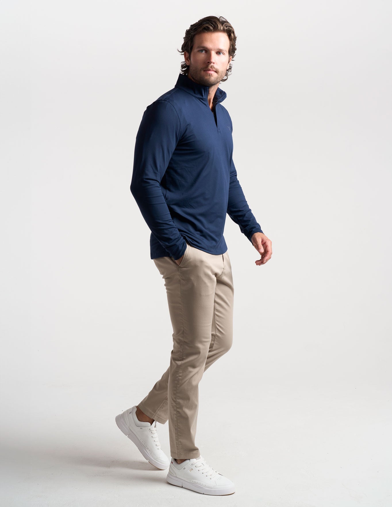 Quarter Zip - Midnight Navy (The Lone Ranger)