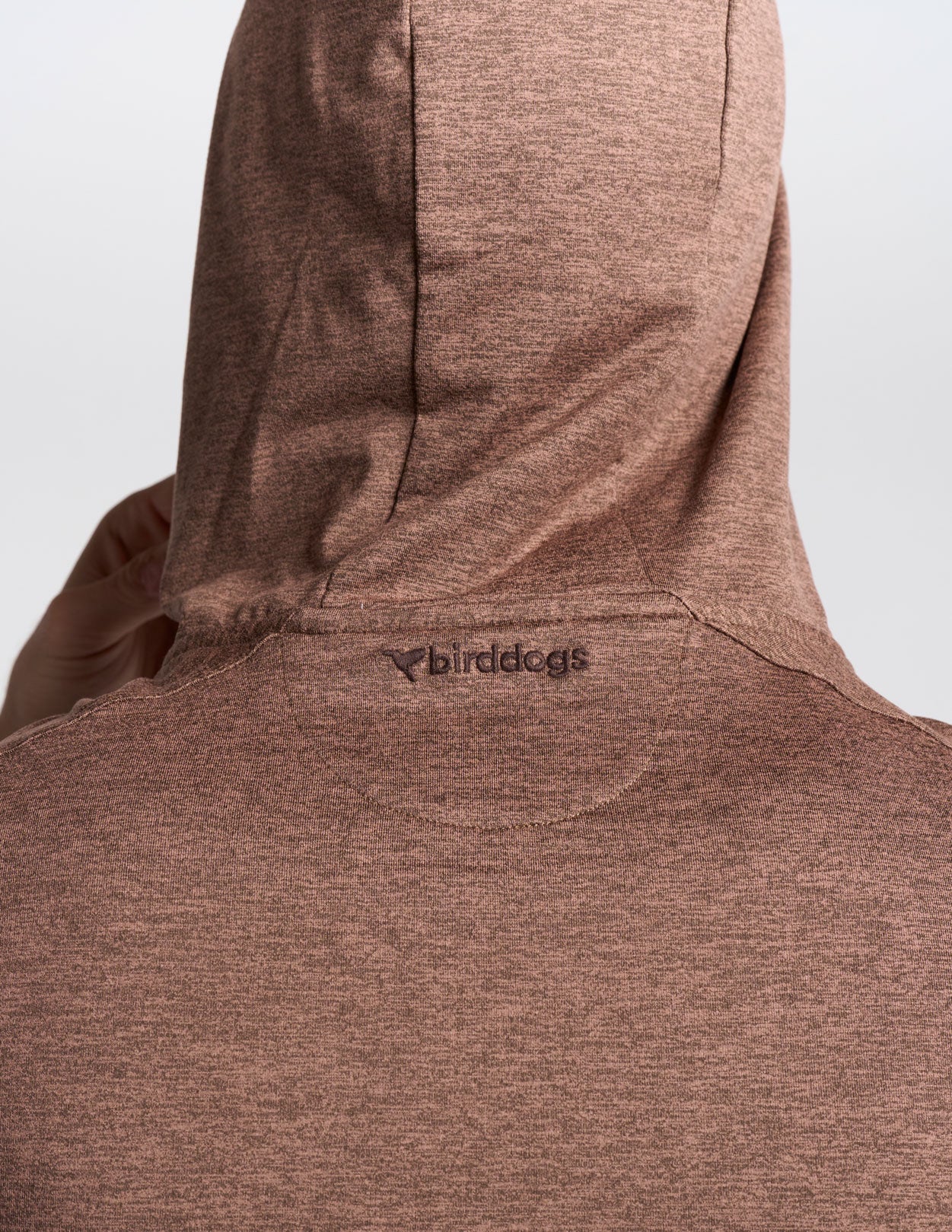 SuperSoft Hoodie - Brown Heather (The Clubhouse Coffee)