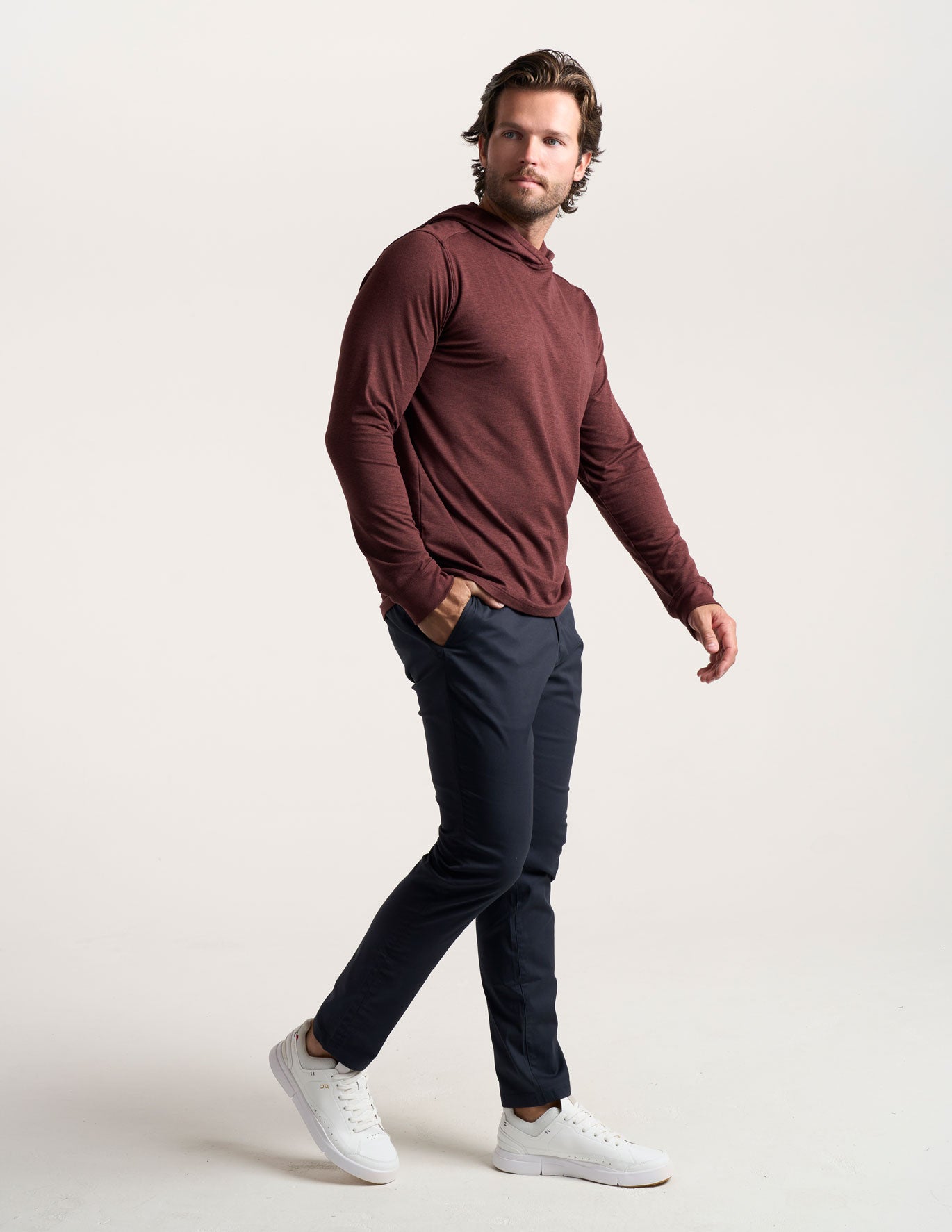 SuperSoft Hoodie - Maroon Heather (The Last Call Cabernets)