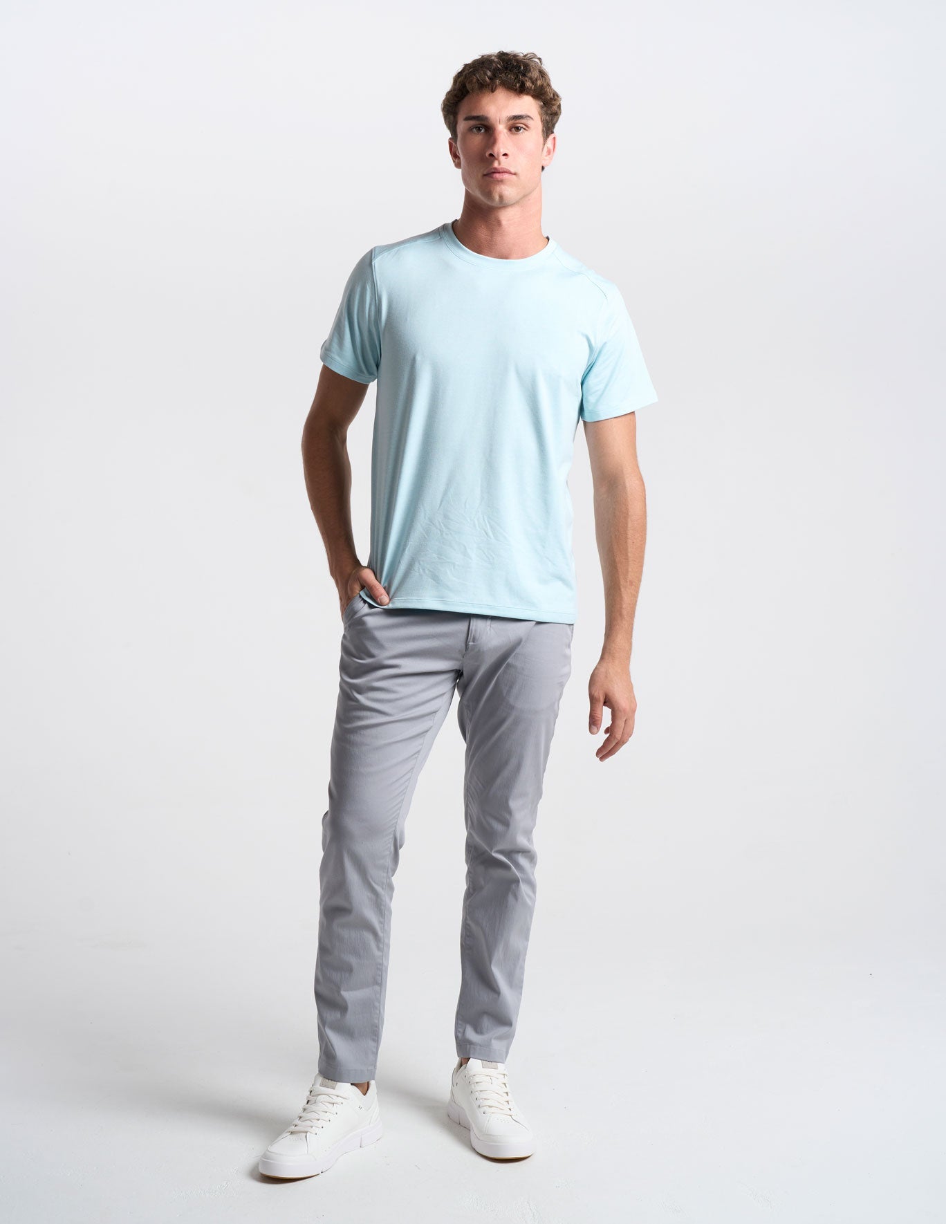 Supersoft Tee - Light Blue Heather (The Three-Peat Pending)