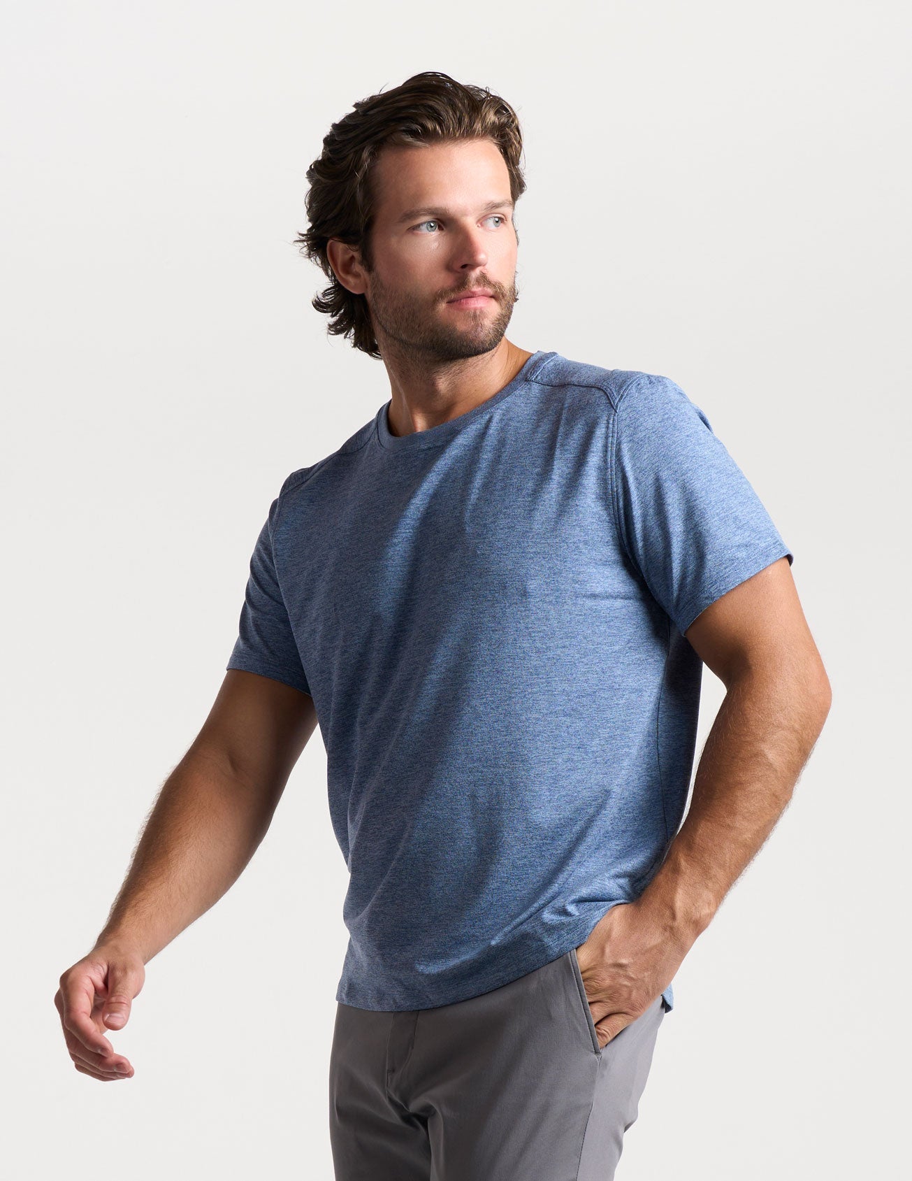 Supersoft Tee - Stonewash Heather (The Never Left)