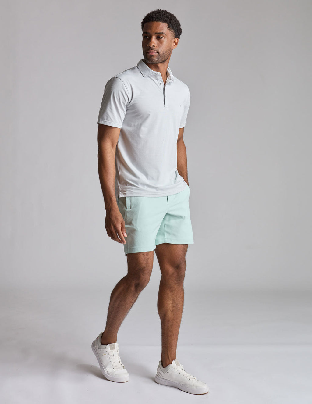 3 in 1 Khaki Shorts - Seafoam (The Seafoam Seekers)