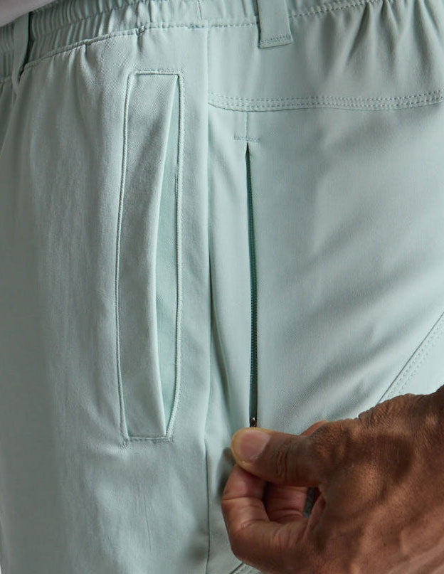 3 in 1 Khaki Shorts - Seafoam (The Seafoam Seekers)
