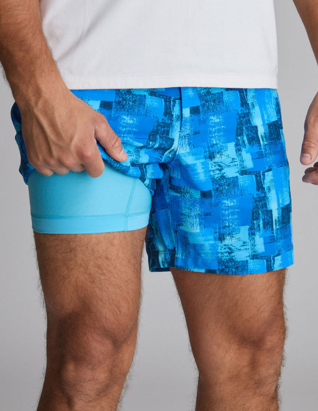 Gym Shorts - Blue-casso (The Deep Thoughts)