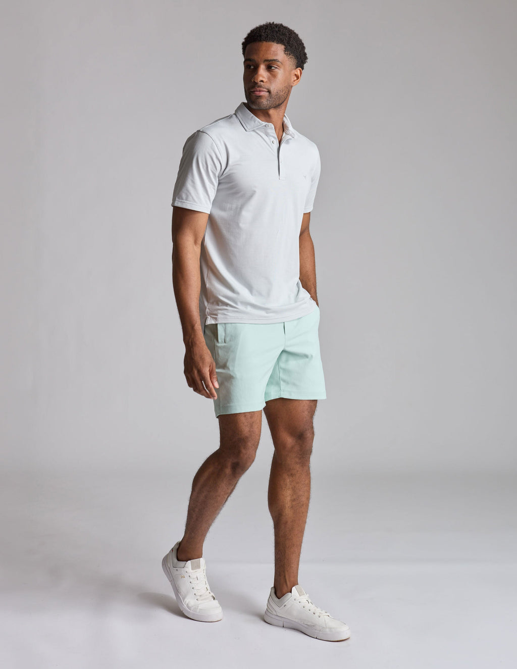 NoSweat Polo - Light Gray Heather (The Extra Inning)