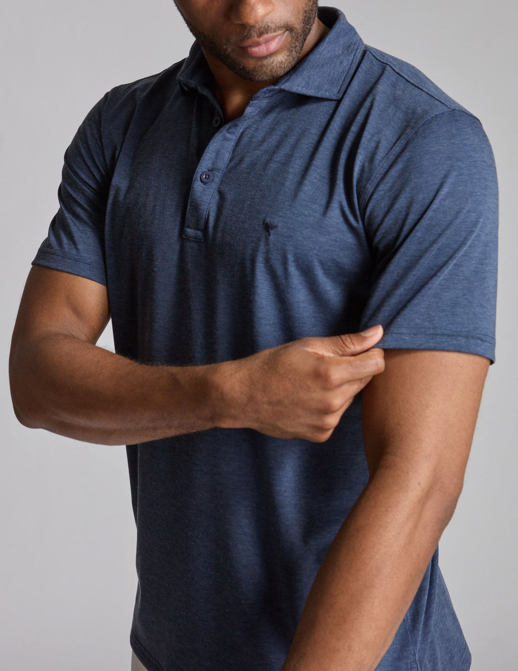 NoSweat Polo - Navy Heather (The Last Call)