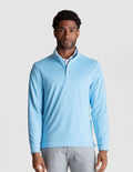 Quarter Zip - Light Blue Heather (The Roadie)