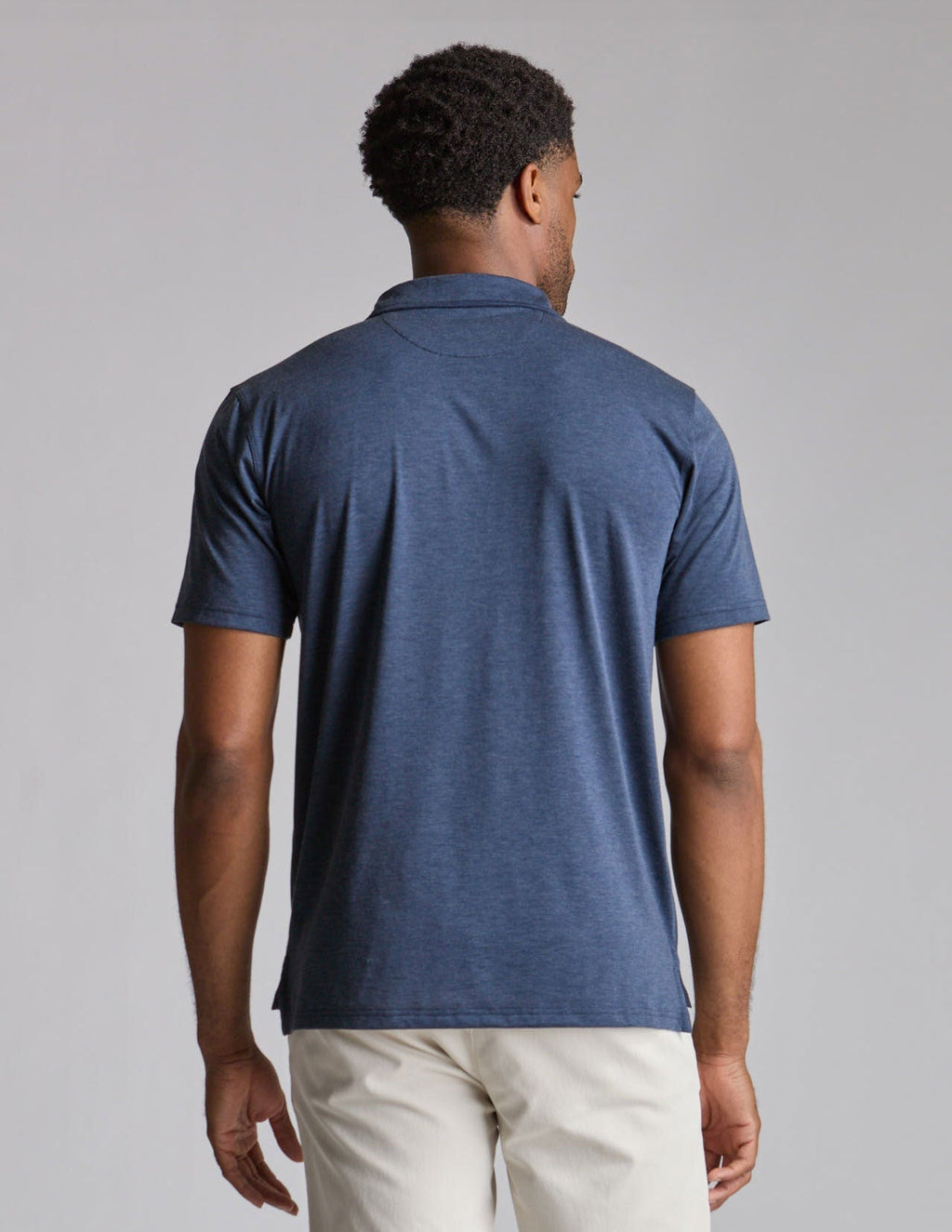 NoSweat Polo - Navy Heather (The Last Call)