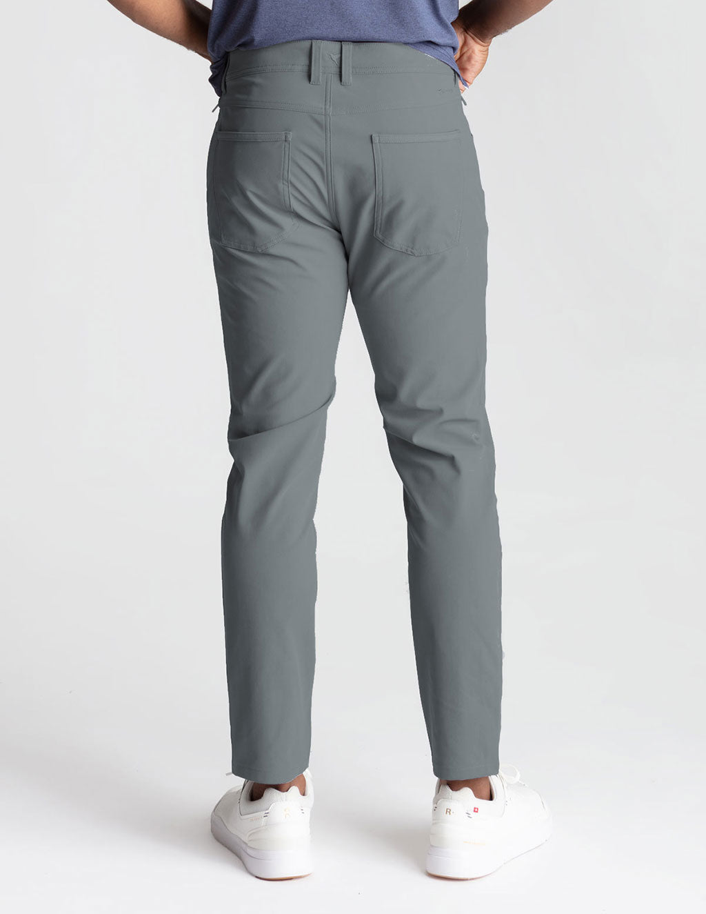 5-Pocket Tech Pants - Dark Gray - Slim Fit (The Thunder Runs)