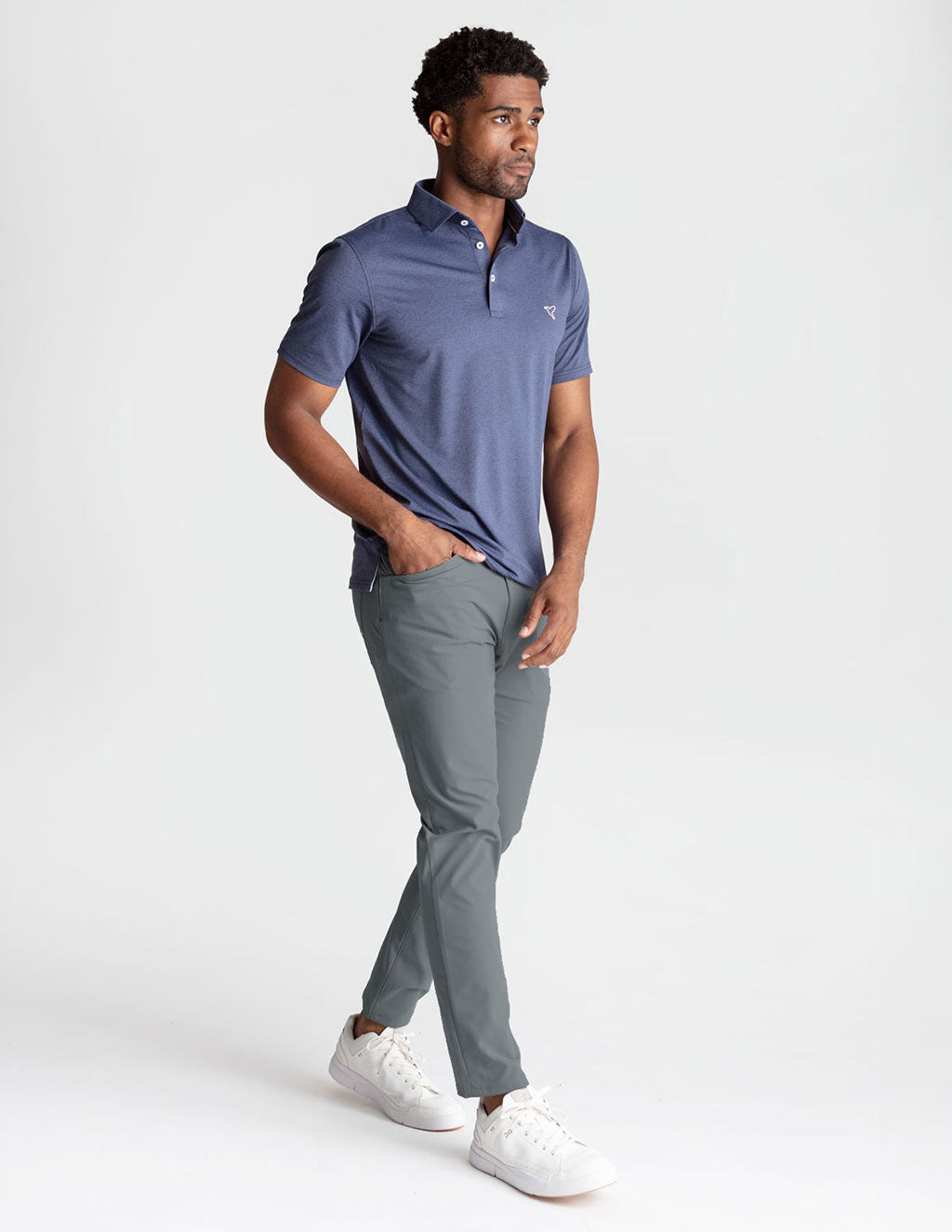 5-Pocket Tech Pants - Dark Gray - Slim Fit (The Thunder Runs)
