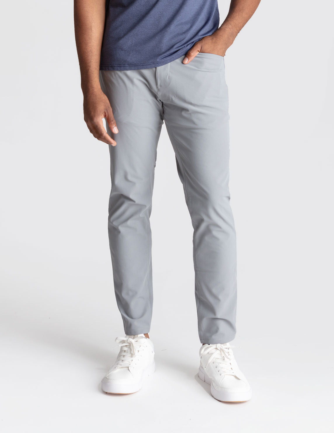 5-Pocket Tech Pants - Gray - Slim Fit (The AeroWeapons)